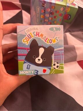 Squishmallows Monty Plush - Black & White NIB